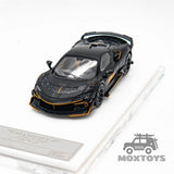 HKM Premium 1:64 Mansory SF90 F9XX Hard Top Black / Red Diecast Model Car