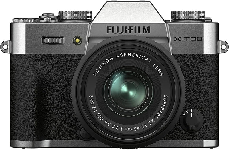 FUJIFILM Mirrorless DSLR Camera X-T30II XC Lens Kit Silver F X-T30 II LK-1545-S