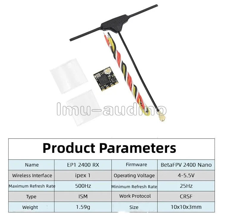 For ELRS MINI 2.4GHz RX SX1280 EXPRESSLRS Nano Long Range ELRS Receiver RC FPV-