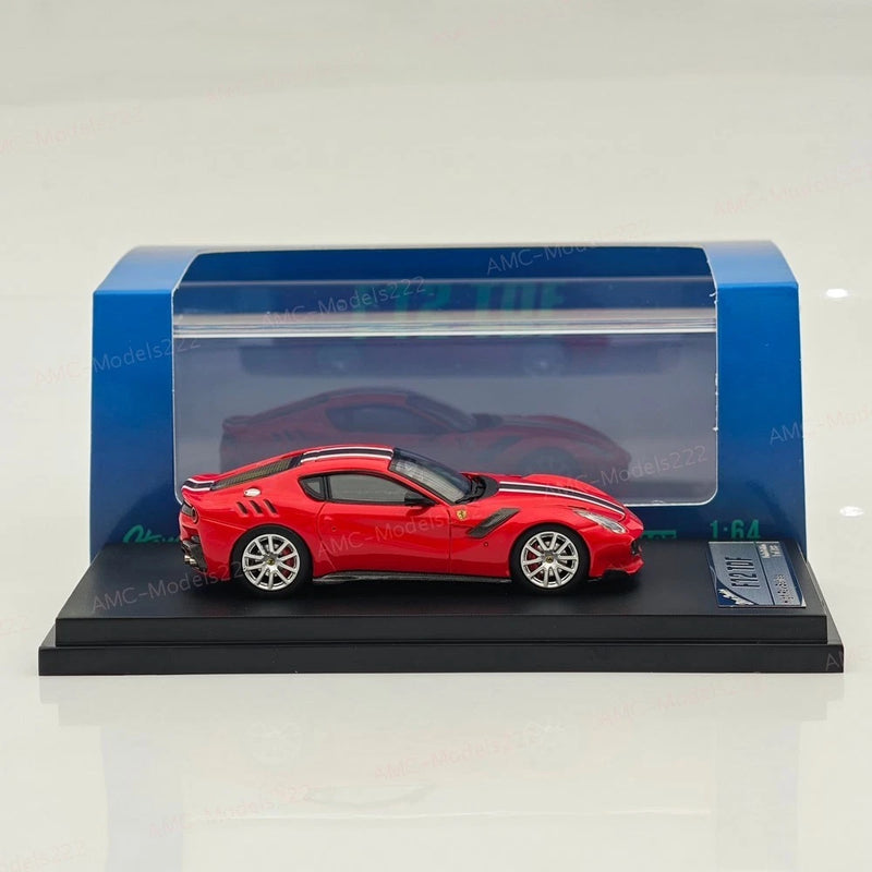 1/64 SH F12 TDF Hood Opens Diecast Models Car Limited Red pull flower