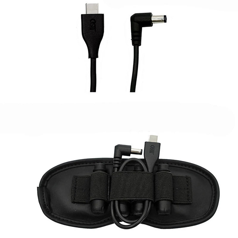 For DJI FPV Flight Glasses Power Supply Line Cord Back Clip Battery Dust Cover