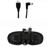 For DJI FPV Flight Glasses Power Supply Line Cord Back Clip Battery Dust Cover