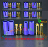 5Pairs /LOT EC5 Banana Plug Female Male Bullet Connector For Battery ESC RC LIPO
