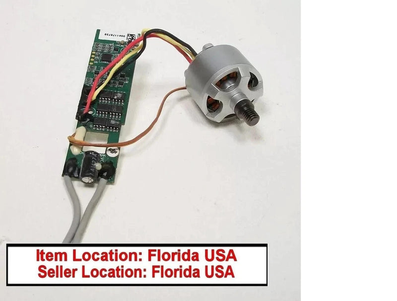 DJI Phantom CW motor with ESC circuit board and wiring harness