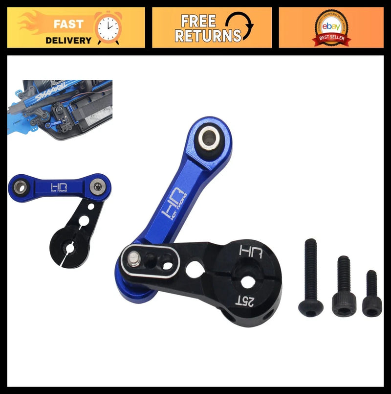 Aluminum Fixed Link Steering Arm for 25T Servo - Upgrade for Sledge RC Car