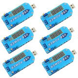 6xUSB DC5V to 3.3-24V 15W Adjustable Step Up&Down Boost Buck Power Supply Module