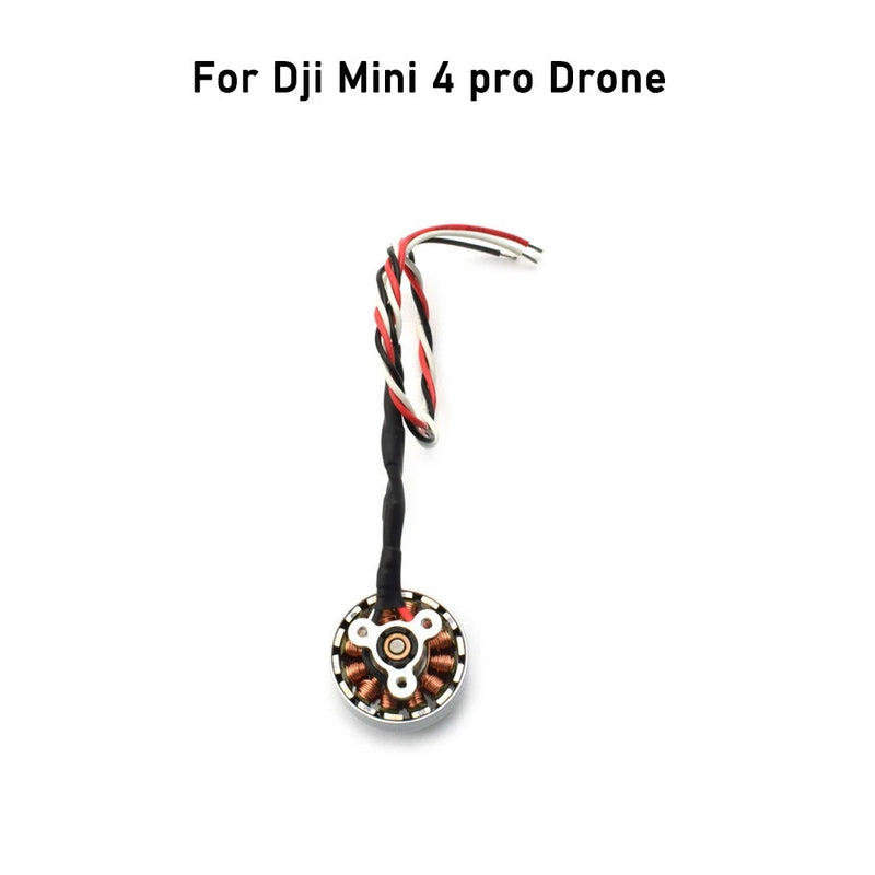 DJI Mini 4 Pro drone leg motor arm repair part with circular motor and wire harness