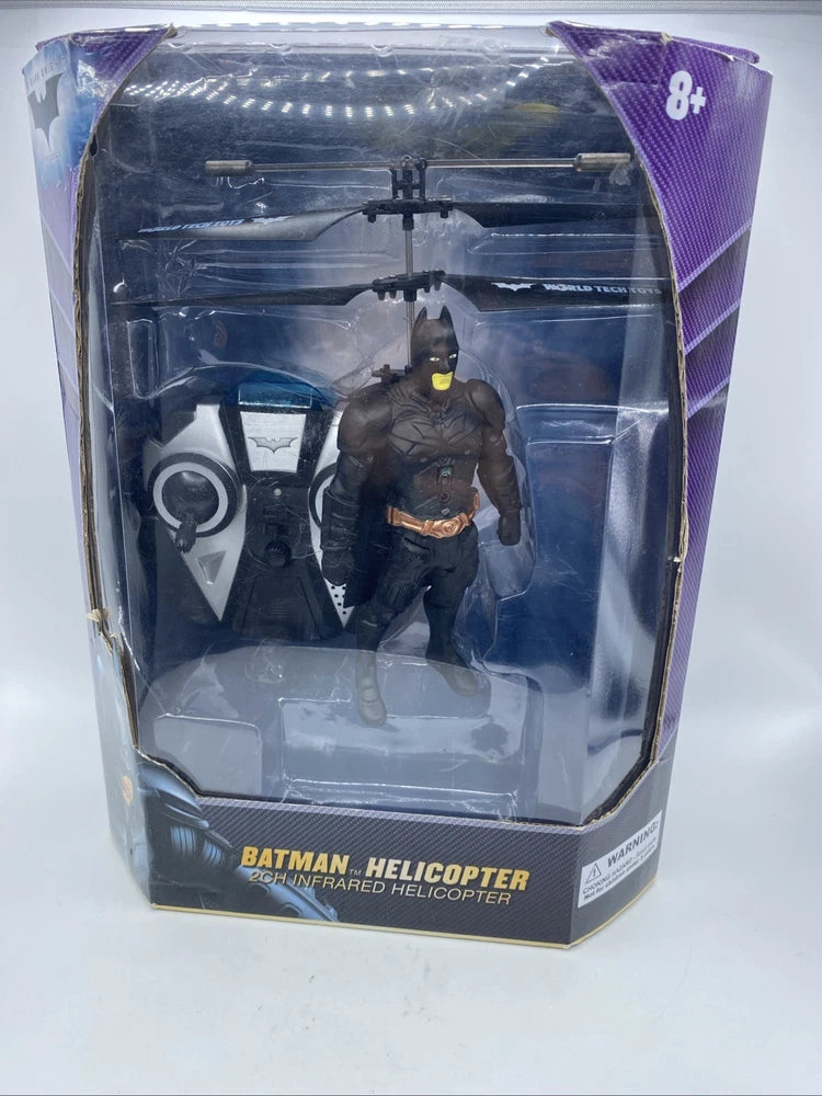 World Tech Toys- Batman 2 channel IR Flying Figure Helicopter (DC, Batman) RC