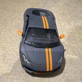 Lamborghini Huron Grey/Orange Colorway Replica Model Car Opening Doors+Engine