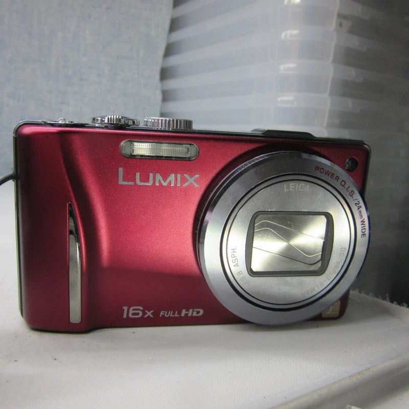 Panasonic Lumix dmc-TZ20-compact superzoom 16 x optical zoom-Red