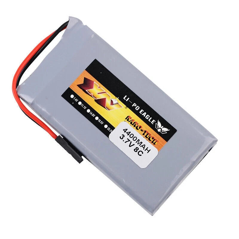 3.7V 4400mAh 8C Lipo Battery For GRAUPNER MZ-18 MZ-24 Model Aircraft Radio