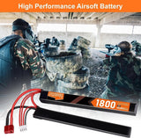 3S 1800mah 11.1V Airsoft Lipo Battery Rechargeable Hobby Lipo Battery USA Battery