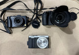 Panasonic LUMIX Camera Lot Not Tested Sold For Parts Or Repair