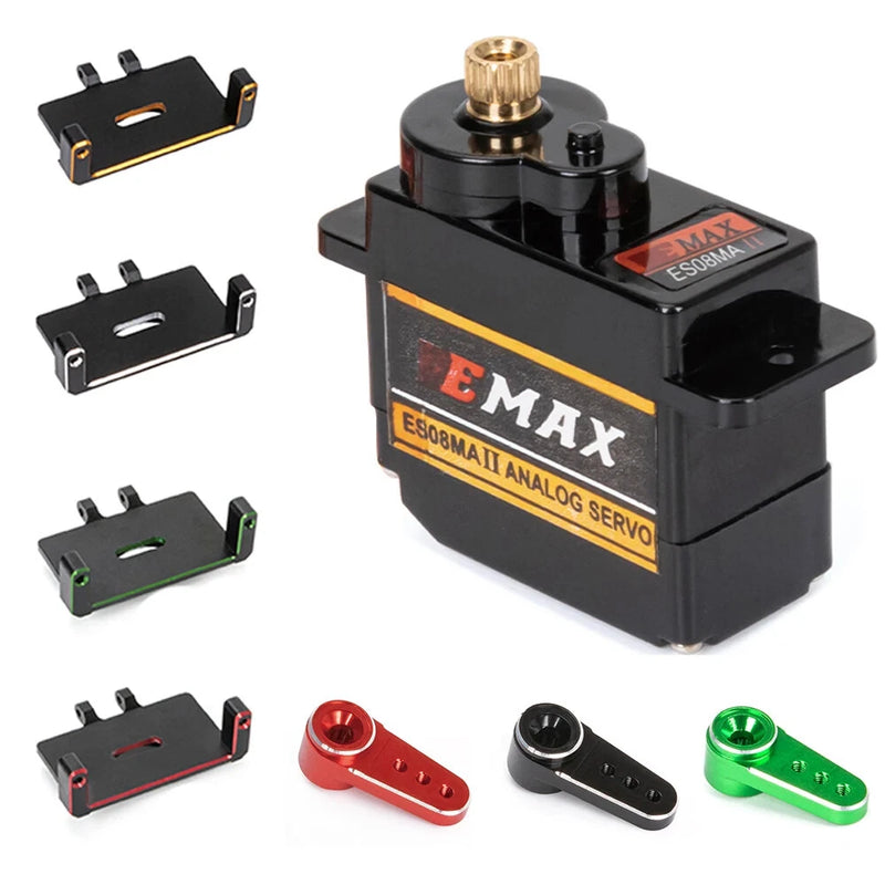 Emax ES08MA II Servo 12g 15T Arm Metal Gear Analog Servo for RC Car Axial SCX24
