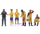 1/87 1/64 1/43 HO S SCALE Seaside Ship Diorama - Fisherman Fishing Mini Figure