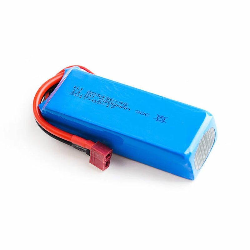 14.8V 4S 2800mAh 30C LiPO Battery T plug for FT010 FT011 RC Racing Speedboat Battery