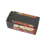 6100mAh 2S 7.4V Gens Ace Redline Drag Racing Series Shorty Lipo Battery