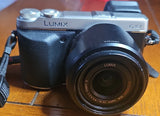 Panasonic LUMIX DMC-GX7 Mirrorless Camera, 14-42mm Lens, Black/Silver, HDMI