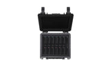 DJI Inspire 2 CINESSD storage box with open lid and card slots, black
