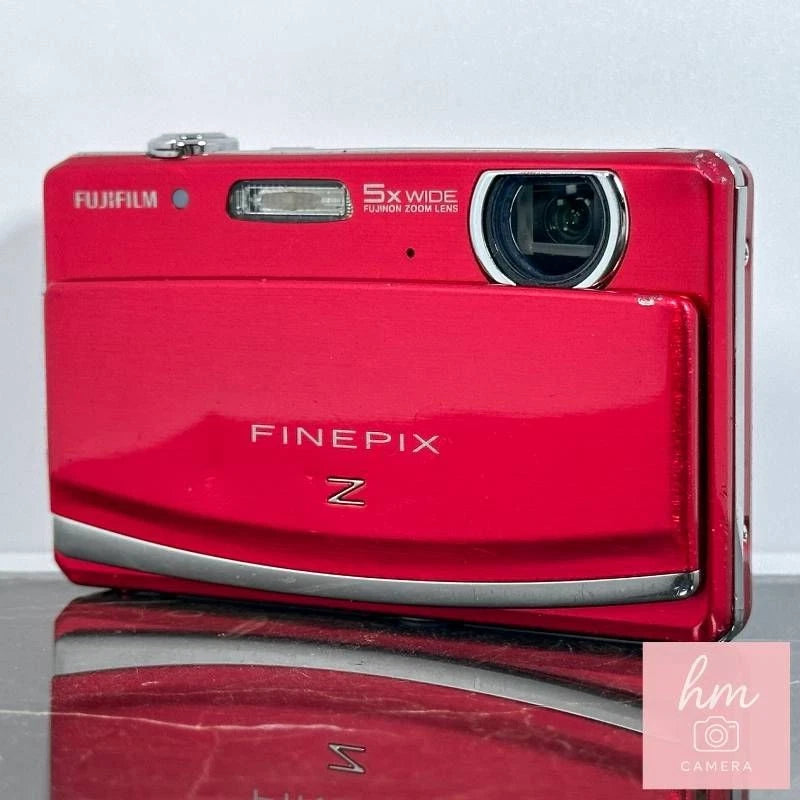 Fujifilm FinePix Z90 Red Digital Camera 14MP 5x Optical Zoom Tested Working