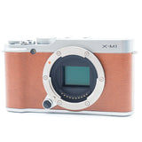[ Near Mint ]Fujifilm X-M1 16.3MP Digital Camera Brown w/ XC 16-50mm Lens Japan