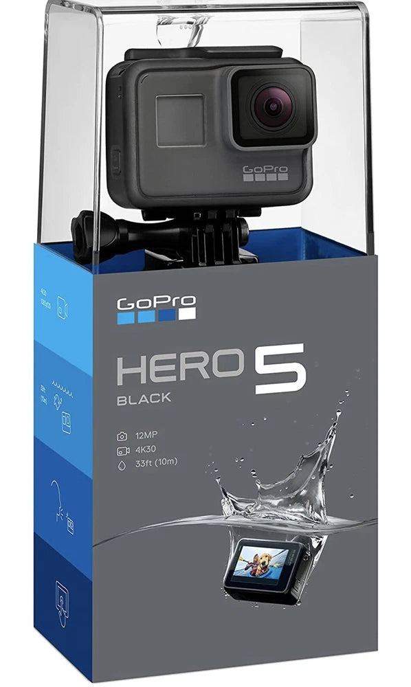 GoPro HERO5 Black waterproof action camera in retail box