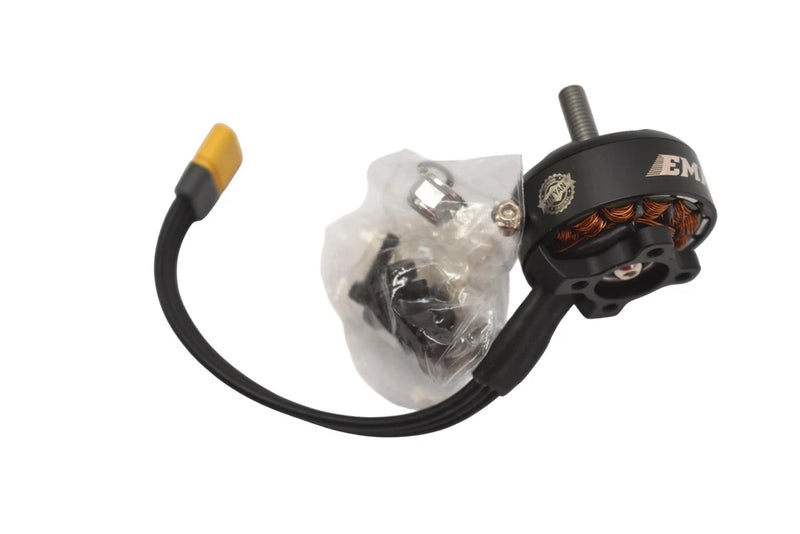 Emax PRO 2808-1350KV brushless outrunner motor, black with cable and mounting hardware