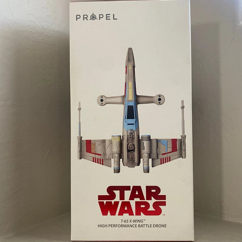 Propel Star Wars T-65 X-Wing battle drone retail box with model artwork