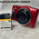 Fujifilm FinePix F820EXR Camera Red Compact Digital From Japan
