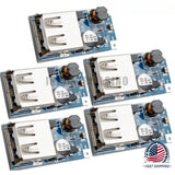 5PCS DC to USB Boost Converter Module 0.9V-5V Input to 5V 600mA USB Output