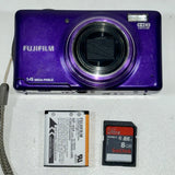 Fujifilm Digital Camera FinePix T350 14.0MP Purple Tested