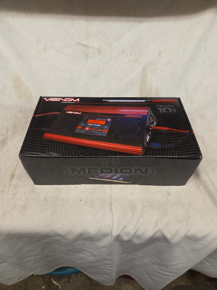 *RARE* NEW Venom Medion Dual 10-Amp RC LiPo Battery Charger w/ SPEAKERS
