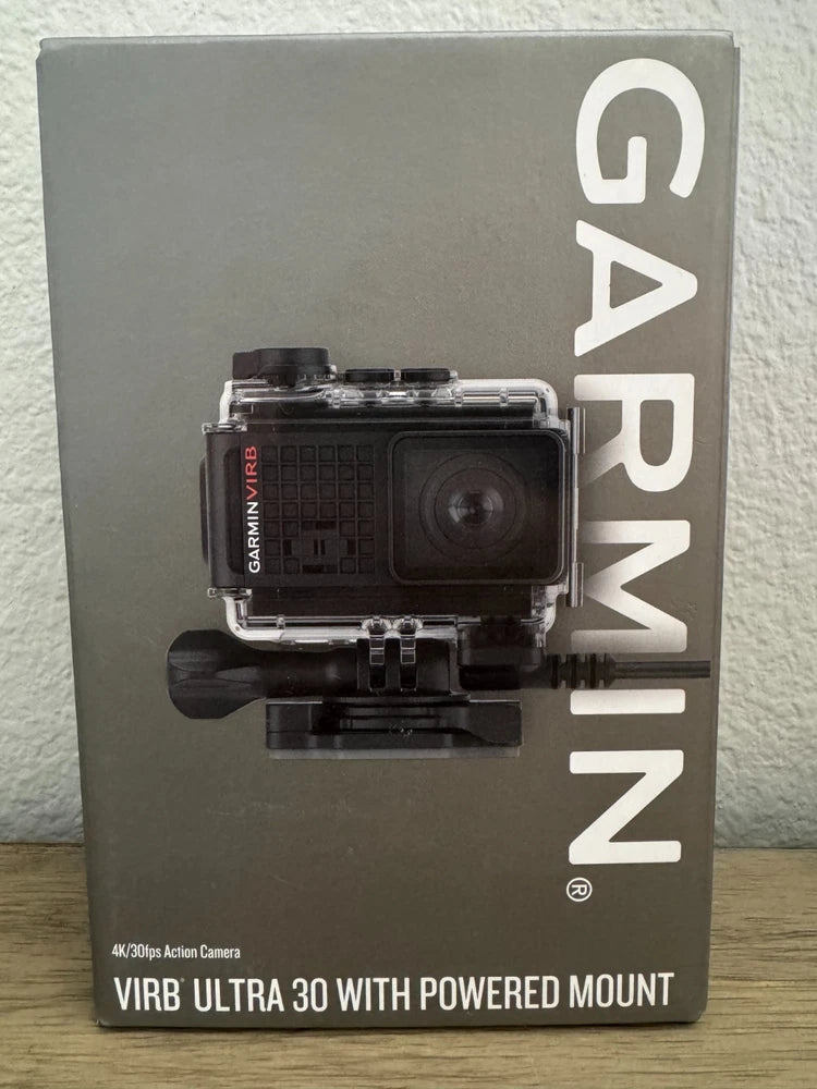 Garmin VIRB Ultra 30 Action Camera 4K Waterproof Wi-Fi - Powered Mount Bundle!
