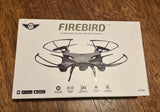 Sky Rider Firebird Black Wi-Fi LED Lights Remote Control Quadcopter Drone Camera