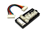RC balance battery charger adapter board with multi-pin connectors and wiring harness