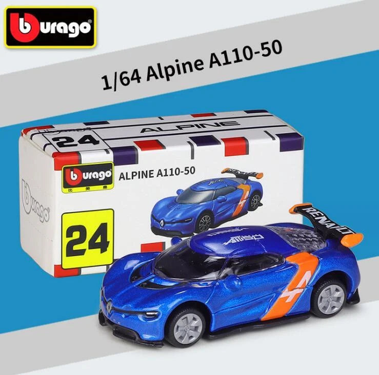 Bburago 1:64 Renault Alpine A110 Diecast Metal Model Car Vehicle New