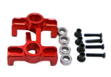 Red aluminum alloy RC car upgrade parts kit with bearing and screws