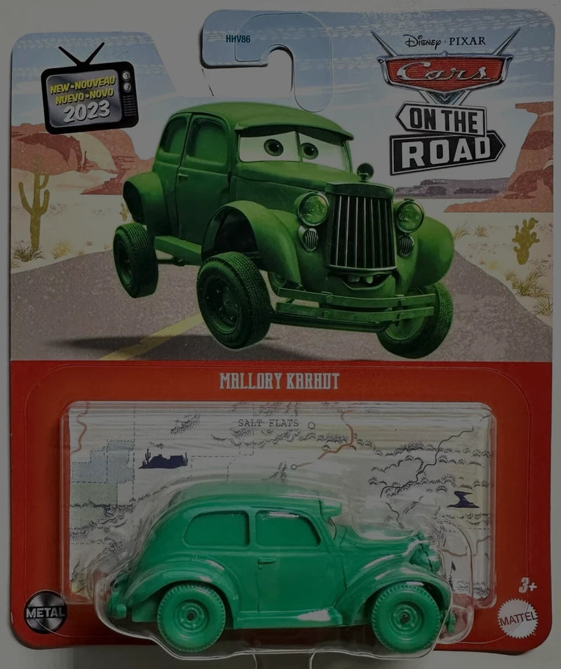 Disney Cars 2023 Mallory Karhut On The Road 1:55 Scale Diecast FREE SHIPPING!