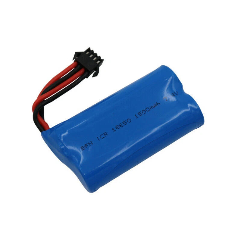 1¡Á 1500mAh 7.4V SM-4P Plug Battery For RC Boat Udi UDI902 UDI002 Huanqi 948 957