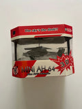 Yiboo The Sky's The Limit Mini AH-64 RC Gray Helicopter  - New in Box -