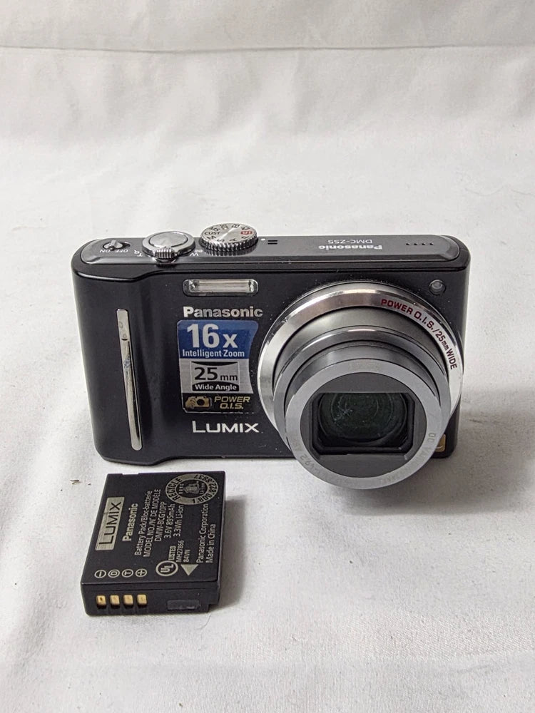 Panasonic Lumix DMC-ZS5 12.1MP Digital Camera 12x Zoom With Battery Tested