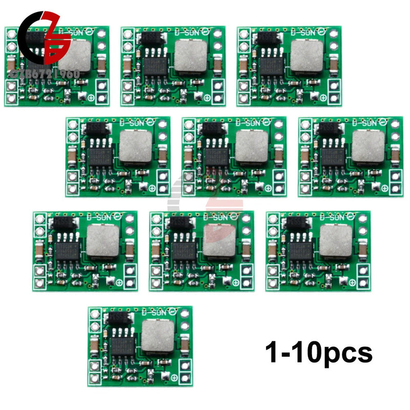 1-10pcs Mini 5V 3A Step Down Power Supply Module Converter Input 7V~28V DC-DC