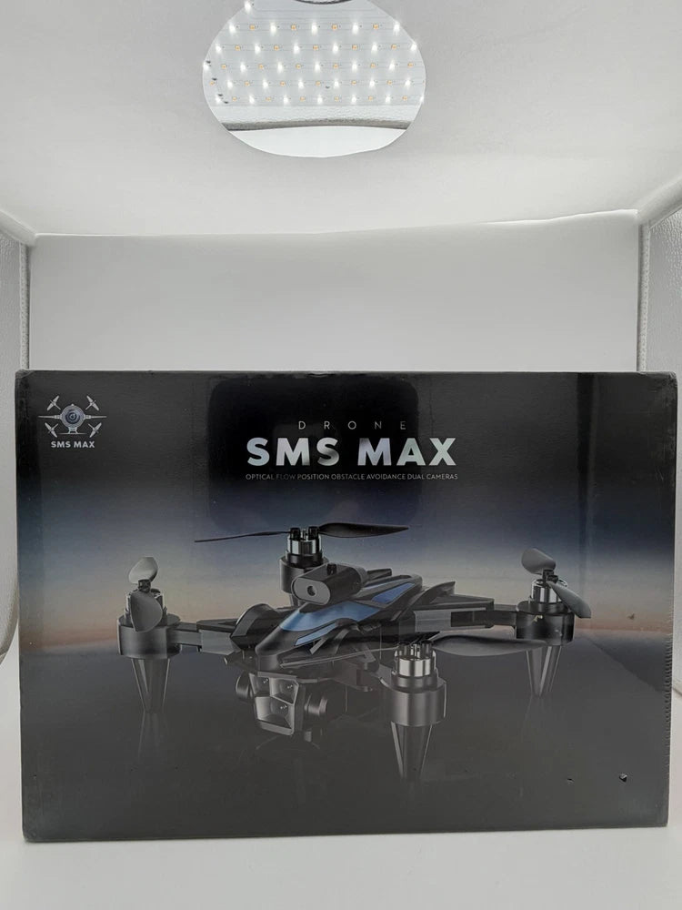 4K obstacle-avoidance drone camera retail box with front graphics