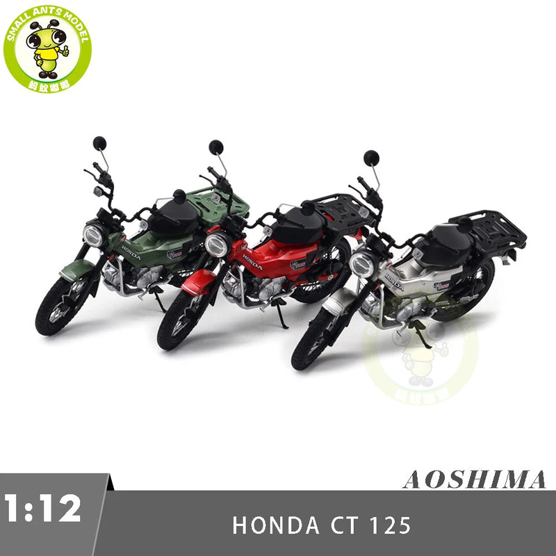 1/12 AOSHIMA Honda CT 125 Diecast Model Motorcycle Car Toy Gifts For Friends