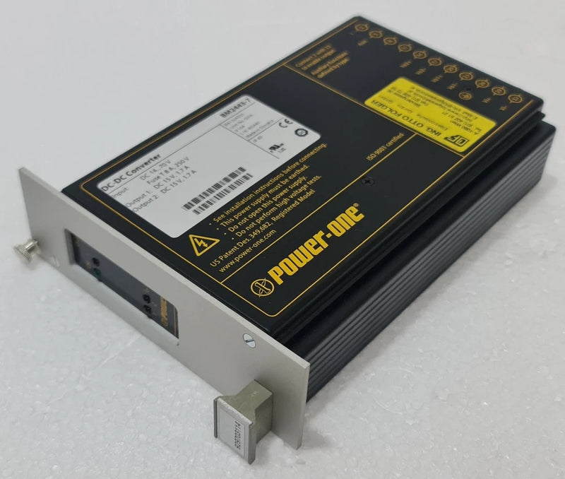 POWER ONE BM2443-7 DC-DC CONVERTER INPUT 14-70VDC OUTPUT 15VDC, 1.7A B61324500