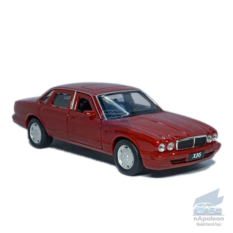 Classic 1:36 Jaguar XJ6 Model Car Alloy Diecast Toy Vehicle Collection Gift Red