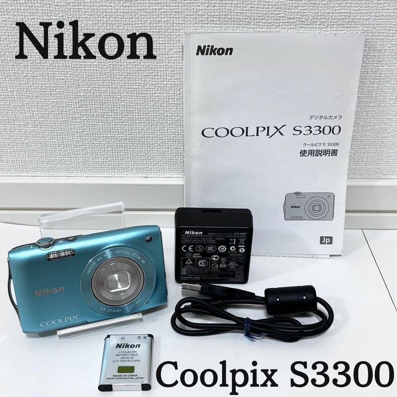 Nikon Nikon COOLPIX S3300 Blue Digital Camera Camera