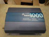 Samlex modified sine wave inverter, black metal unit with control label and ports info