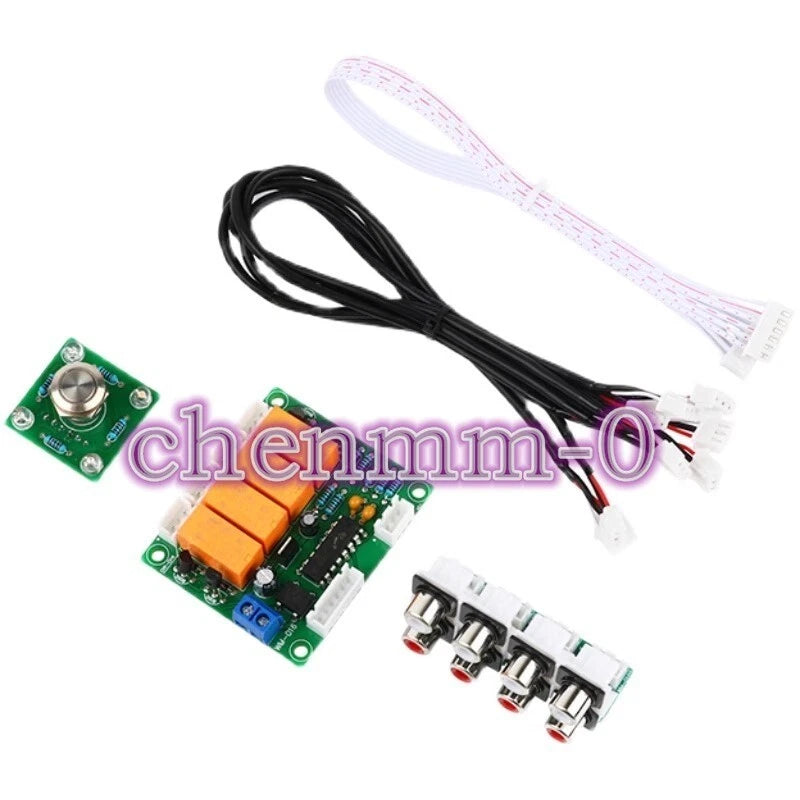 1PCS Four audio signal input switching board four groups of audio sources #ZJ