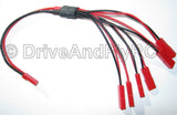 6X Parallel  JST Lipo Charger Plug Use with 120SR Celectra Charger B6 Blade 120 Battery